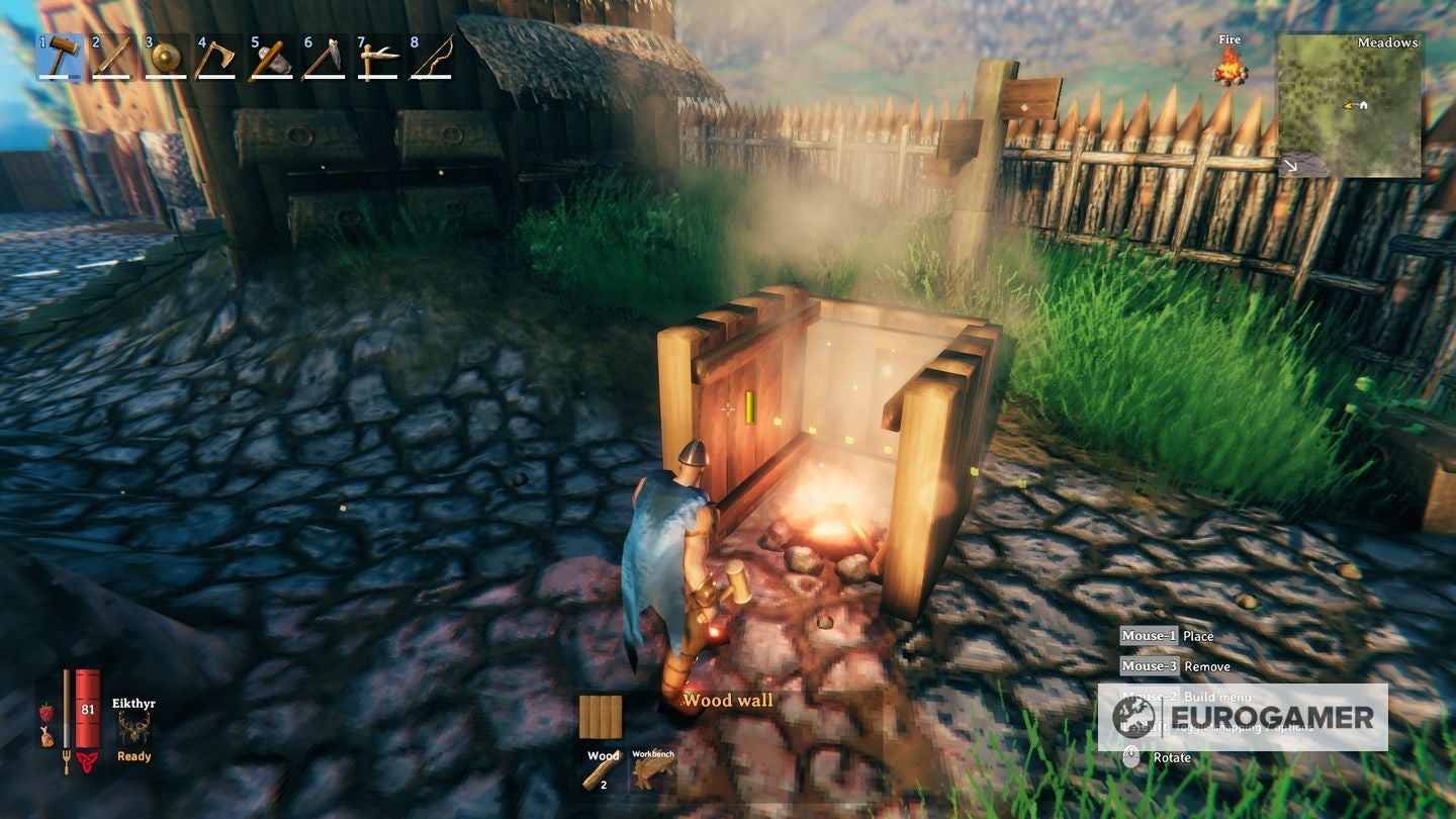 Valheim building guide How to build a house, chimney building and unlock stone buildings